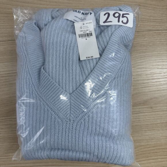 OLD NAVY SoSoft Loose Sweater Womens Small Baby Blue NEW Modest Minimalist Cozy - Picture 9 of 9